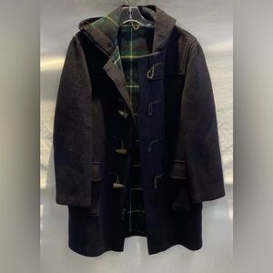 Brooks Brothers Men’s Plaid Wool Coat